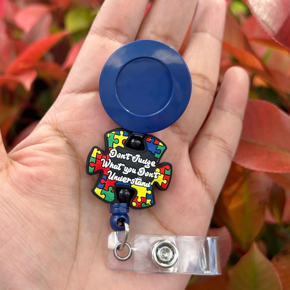 Autism Awareness Badge Reel